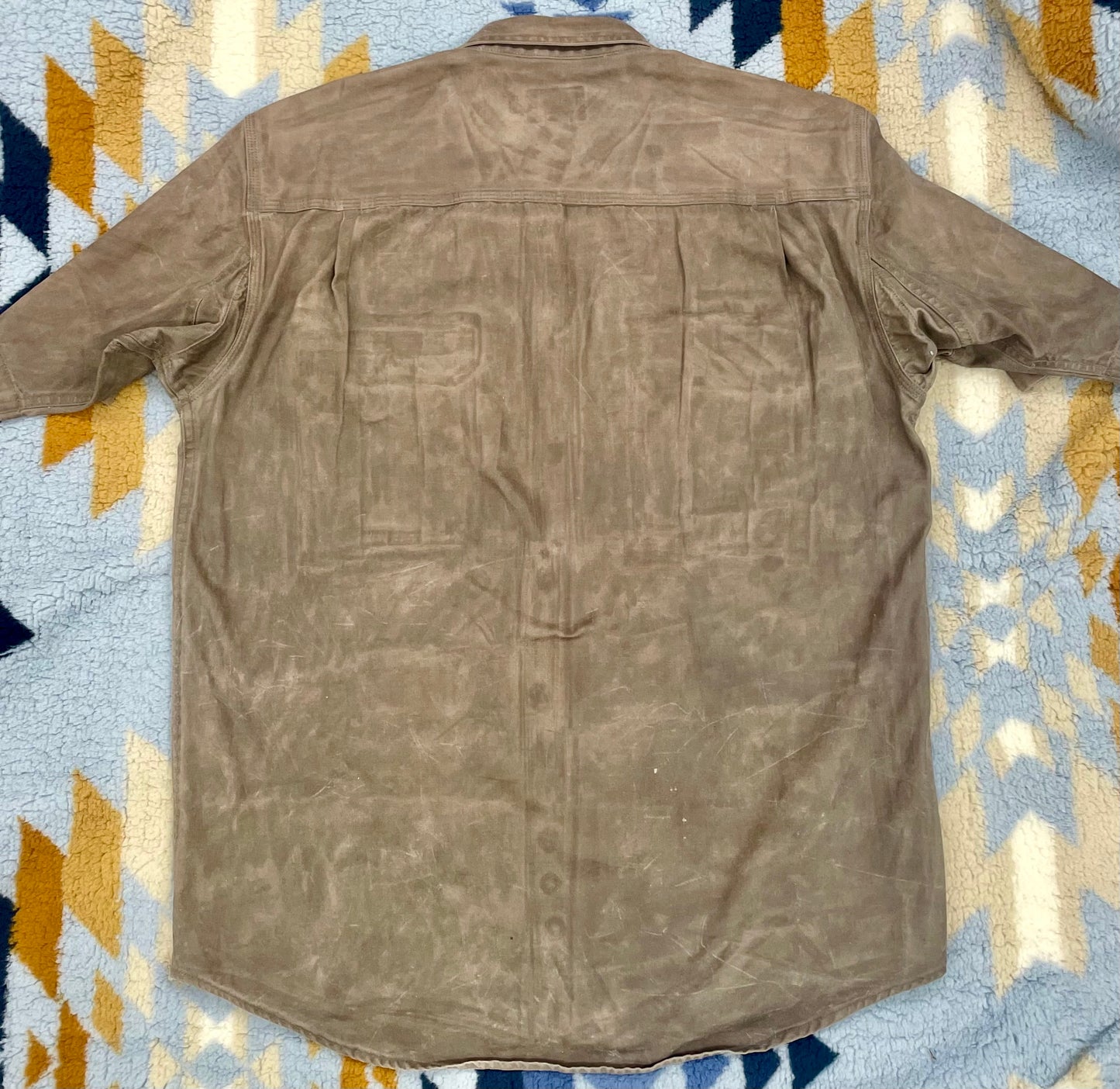 Oil-Cloth Utility Shirt (custom-waxed)