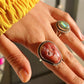 Wayward Silver Cherry Creek Jasper Ring