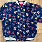 Reversible Bomber Jacket with Sailing Print [1990s, women’s large]