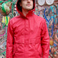 Straightforward rain shell from Land’s End with generous fit for layering underneath. 