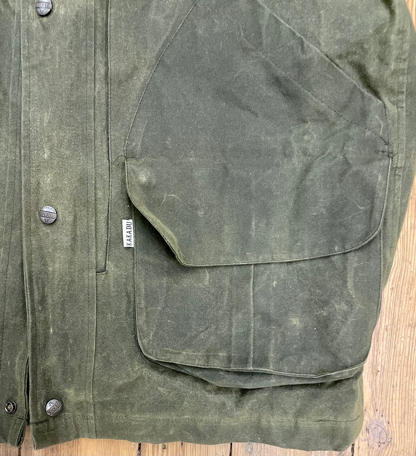 Waxed Canvas Kakadu Traders Outback Coat [vintage, large]