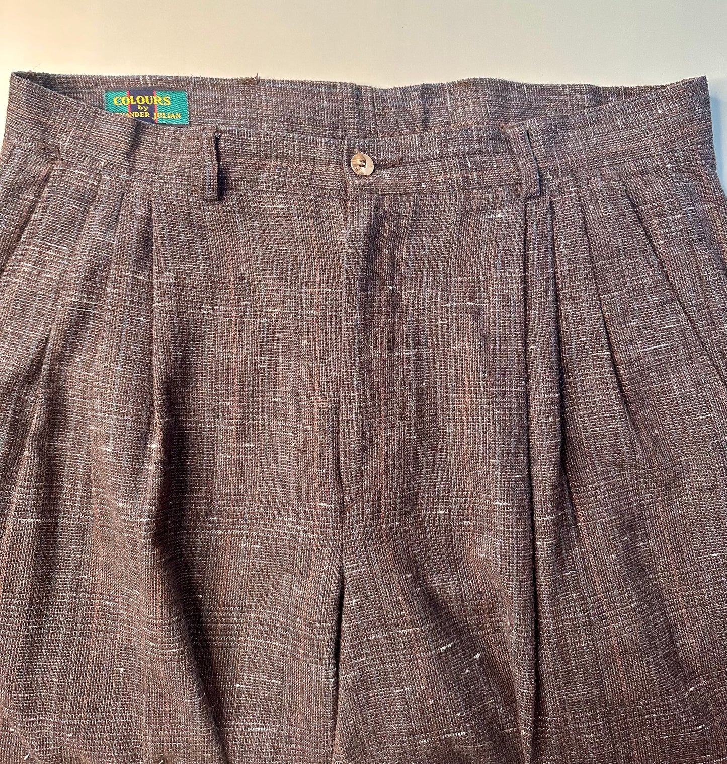 Alexander Julian Tweed Trousers [vintage, 33x28]