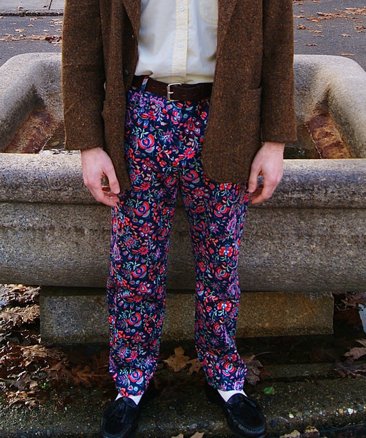 Pendleton Paisley-Print Trousers [women’s medium]