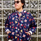 Reversible Bomber Jacket with Sailing Print [1990s, women’s large]