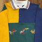 Boys’ Rugby-Style Shirt with Fly Fishing Theme [vintage, 7]