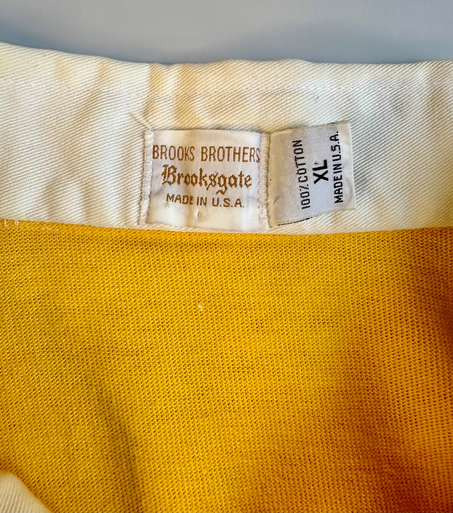 Brooks Brothers USA-Made Rugby Shirt [1980s, large]