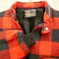 Sherpa-Lined Buffalo Plaid Wool Bomber Jacket [1970s, women’s large]