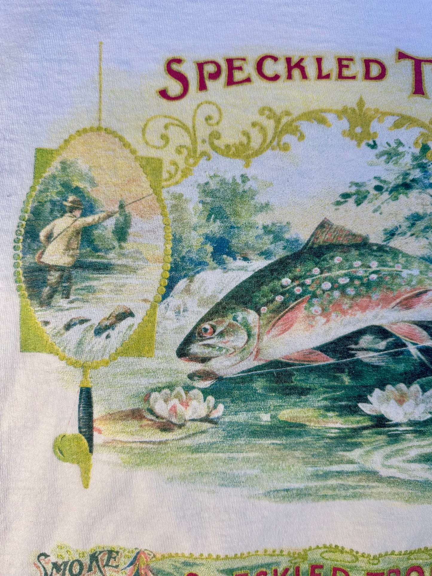 Trout & Cigars Tee [vintage, large]