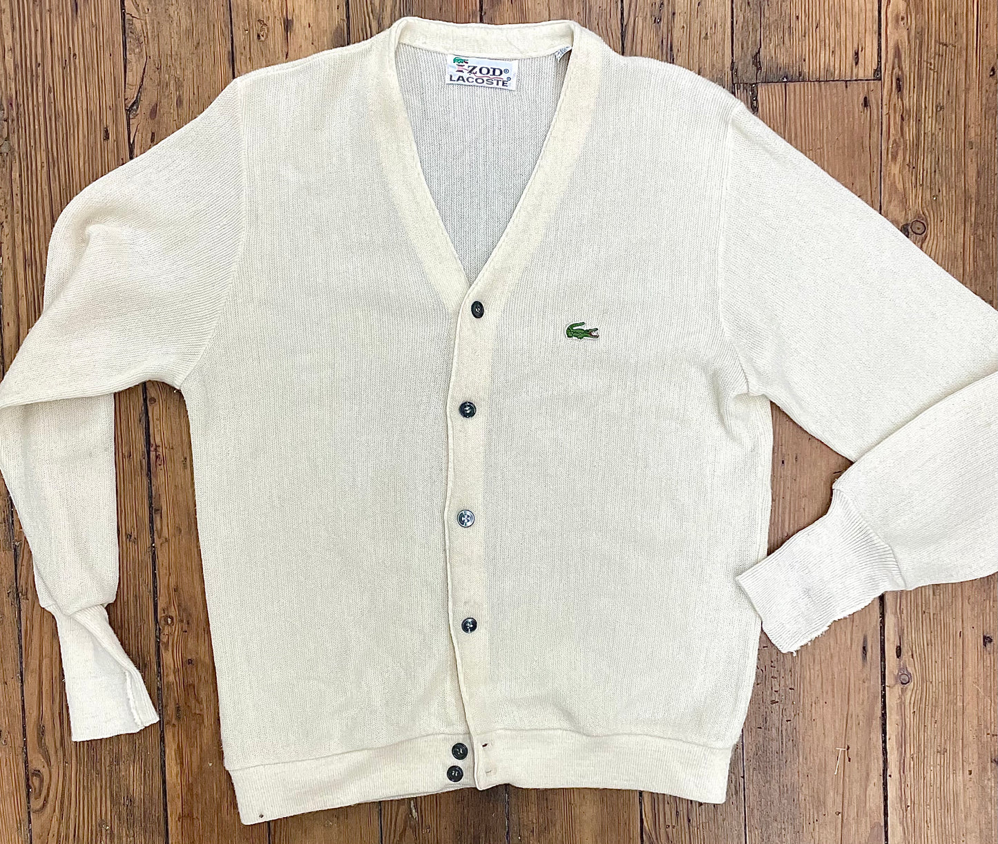 Lacoste Classic Cardigan [1960s/70s, medium]