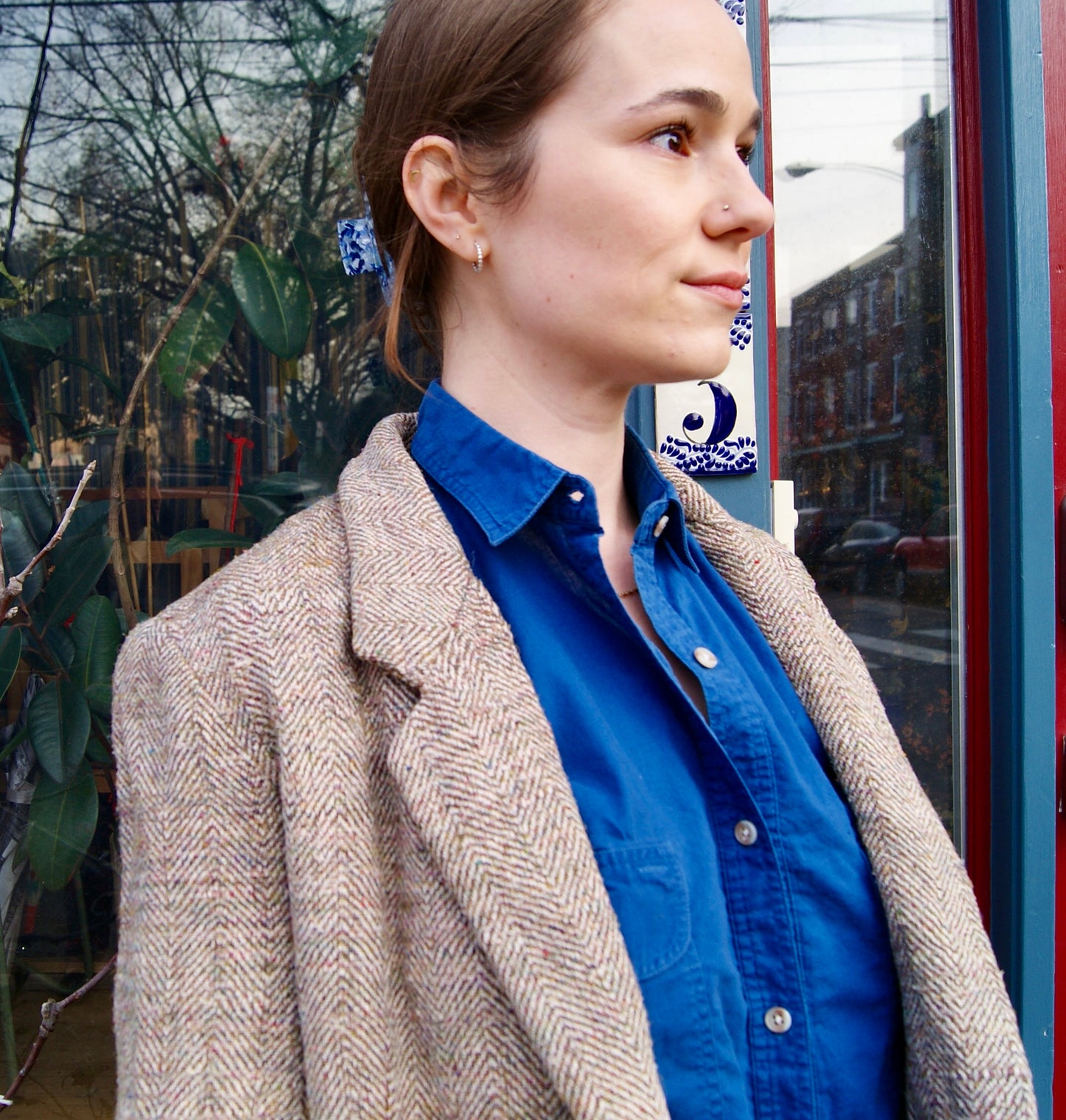 Vintage Casual Tweed Blazer [1960s, women’s small]