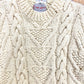 Heavyweight Wool Cable-Knit Sweater [1960s/70s, extra small]