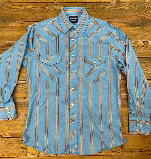 Wrangler Long-Sleeve Western Shirt [vintage, medium]