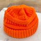 Heavy-Knit Orange Beanie [one size]