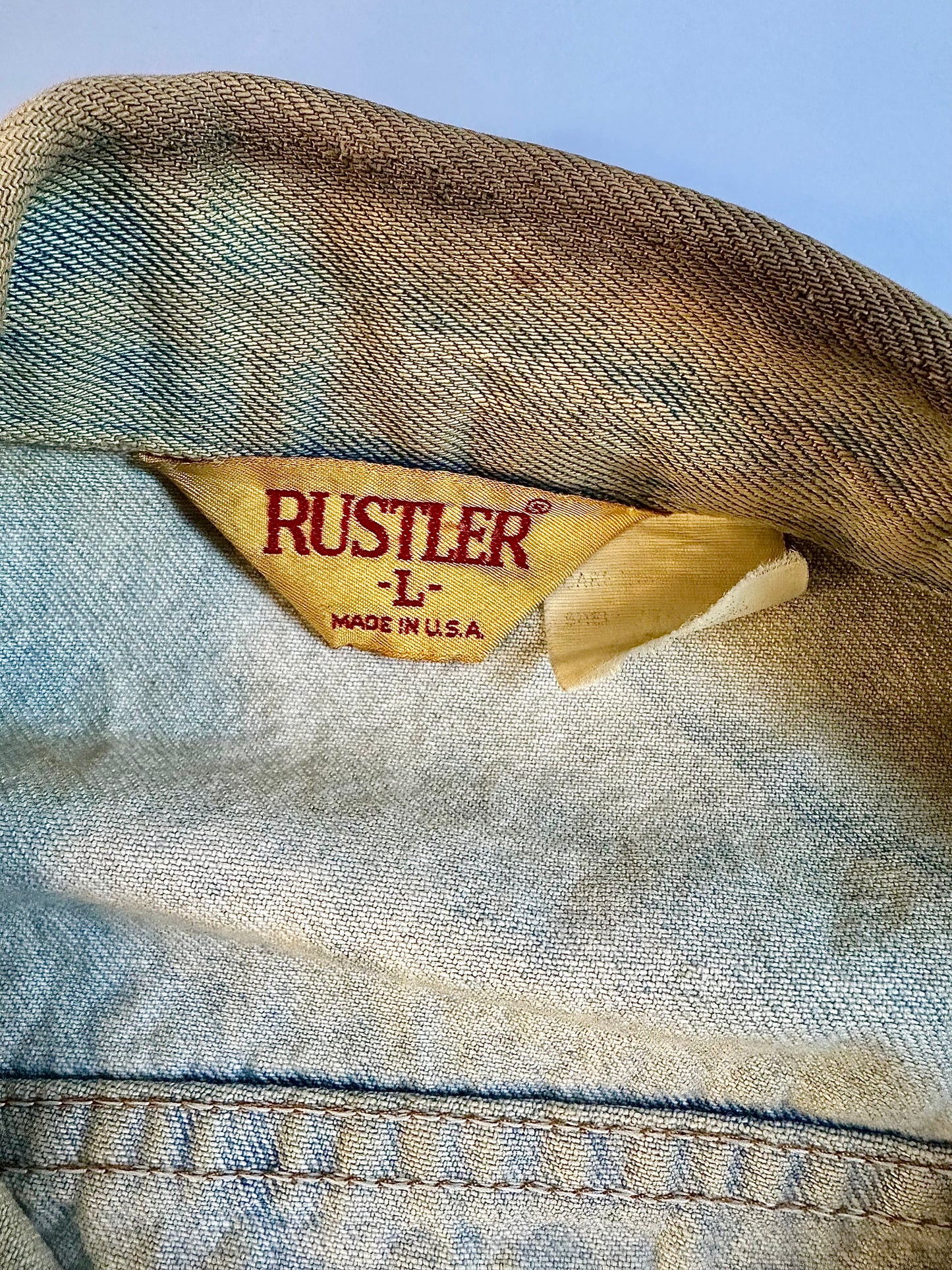 Rustler Vintage US-Made Denim Jacket [1980s/90s, medium]