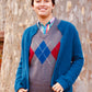 A medium-weight cotton cardigan sweater without buttons from Orvis.