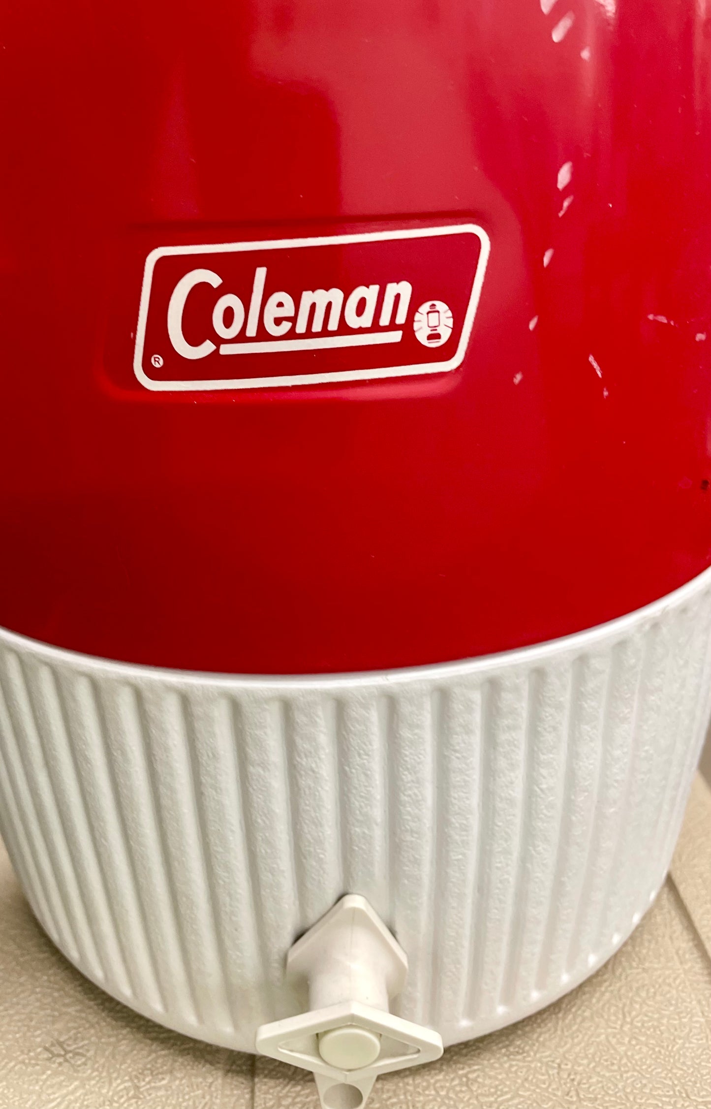 1967 Coleman Water Cooler [red]