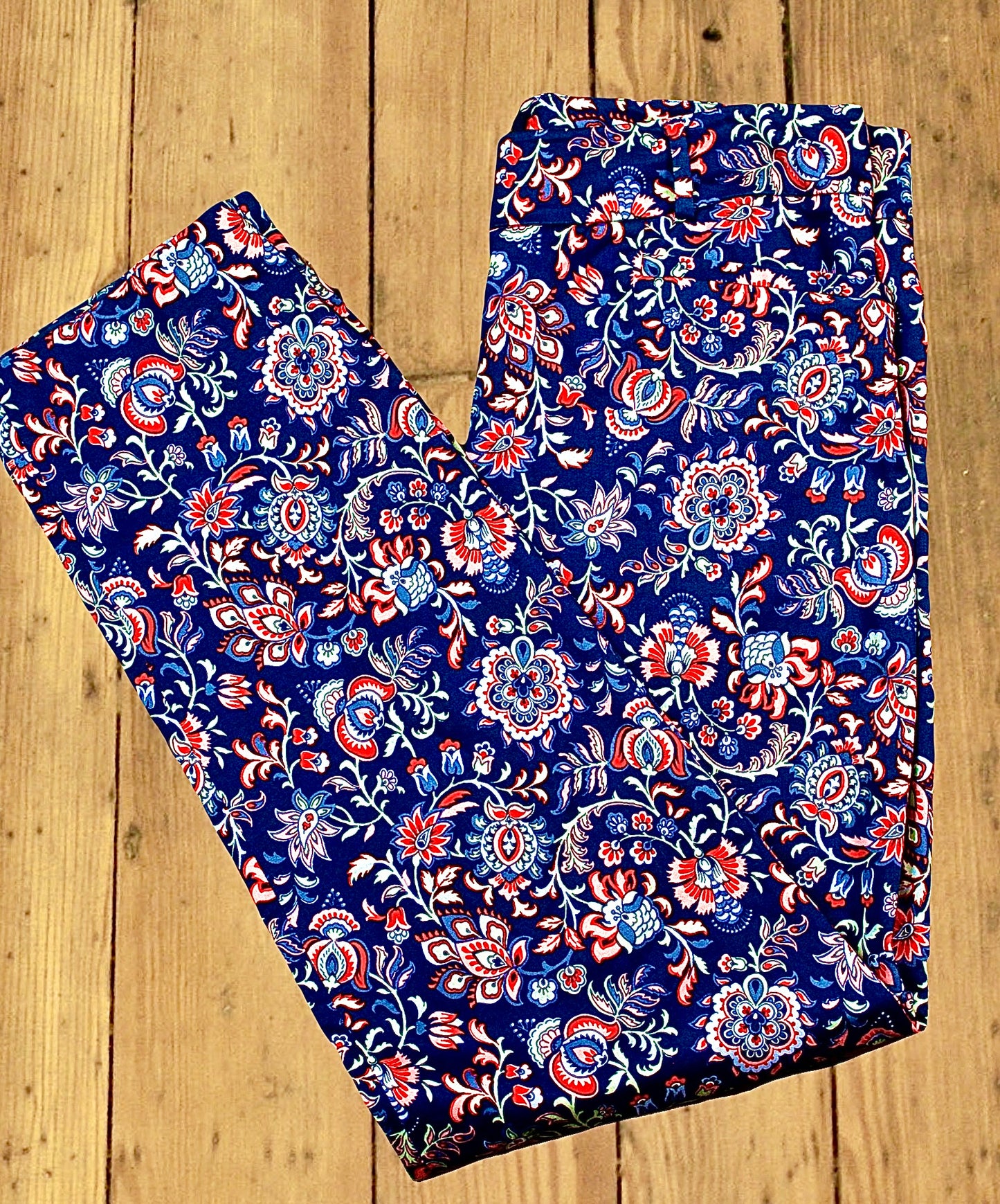 Pendleton Paisley-Print Trousers [women’s medium]