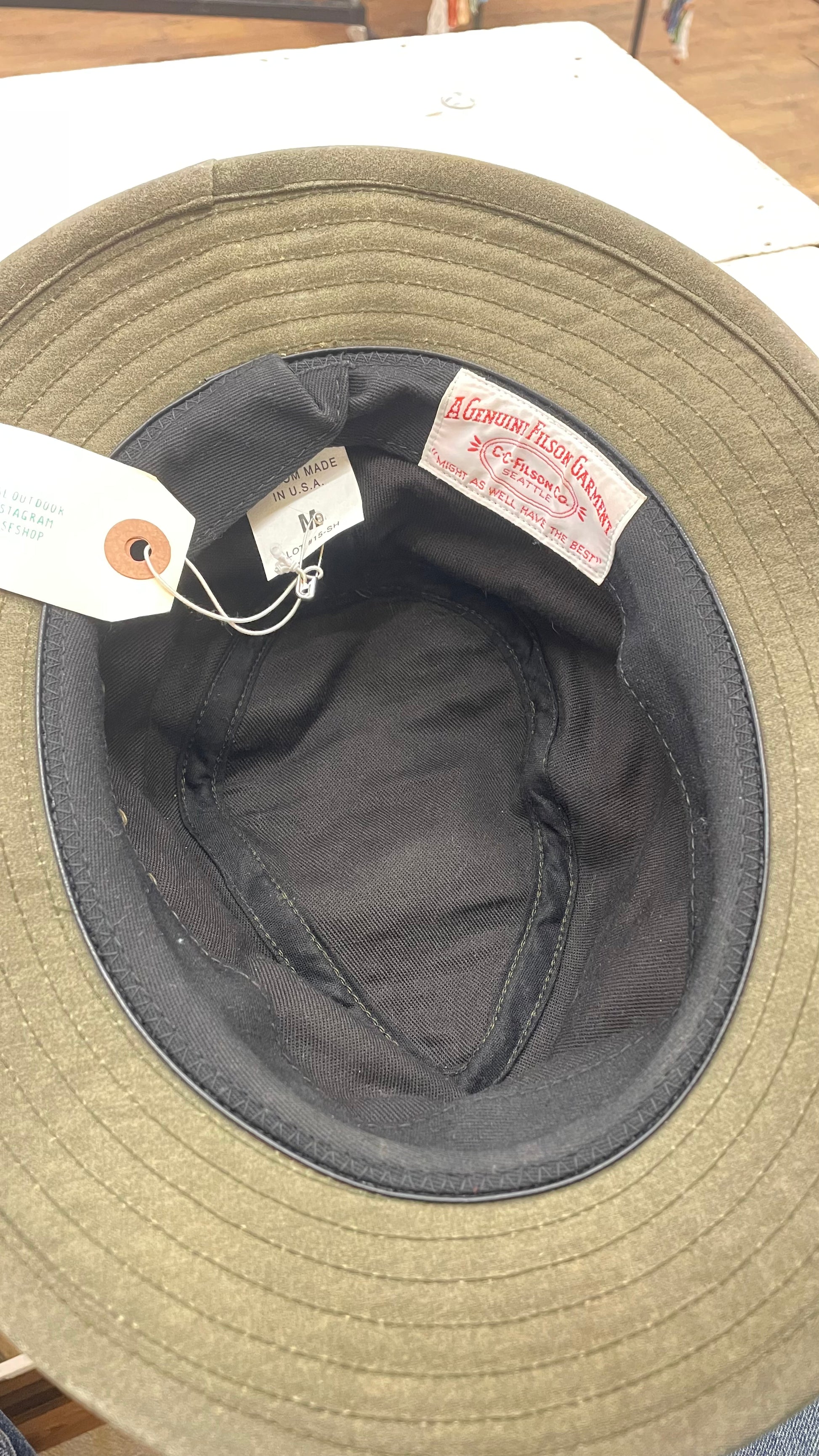 Filson Packer Hat vintage medium large Catch Release Outfitters