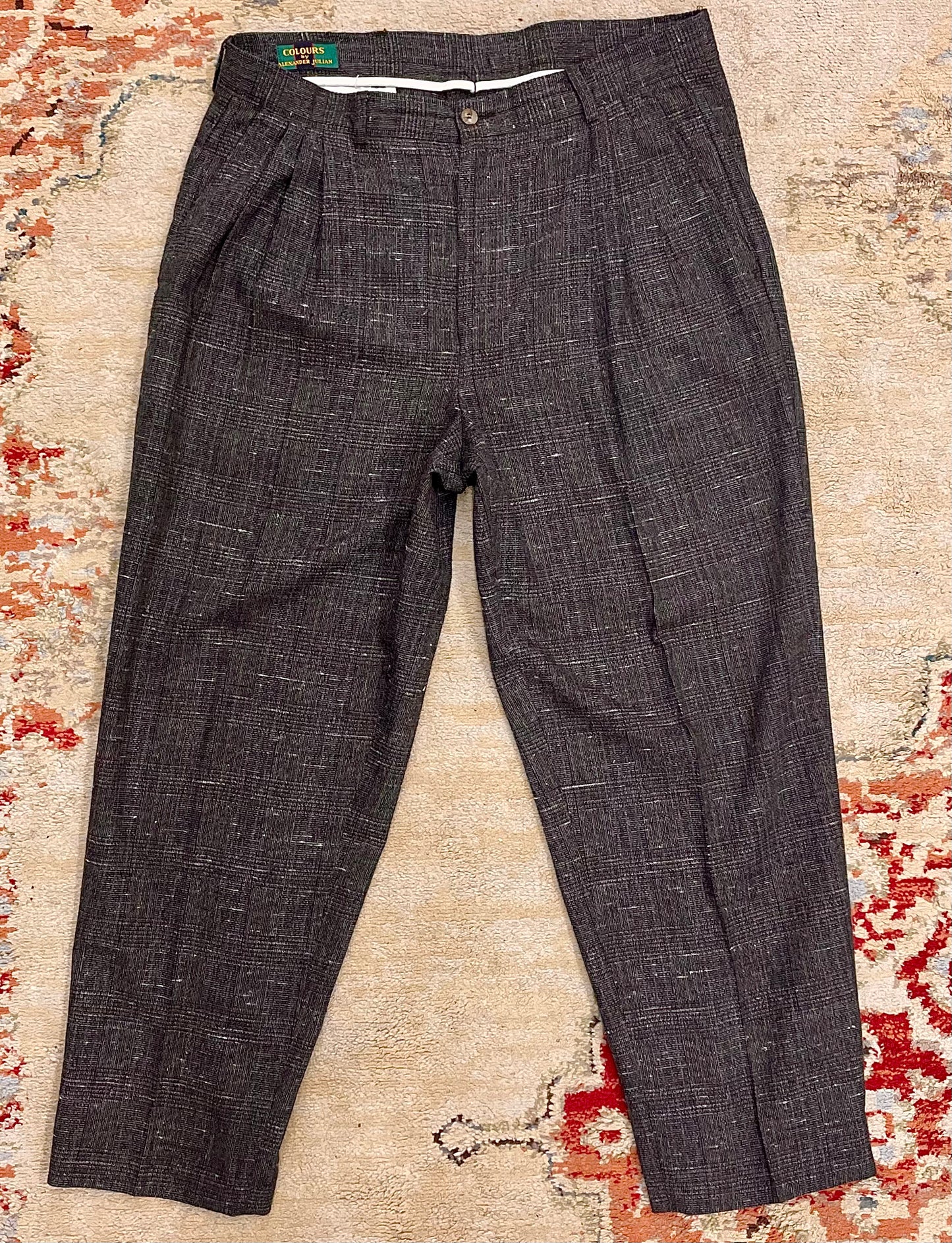 Alexander Julian Tweed Trousers [vintage, 33x28]