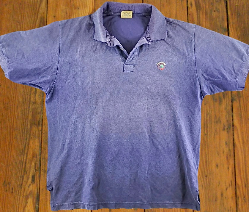 Duck Head Distressed Solid Polo Shirt [1990s, large]