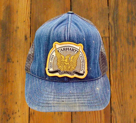 Carhartt Distressed Denim Trucker Cap [1980s, one size]