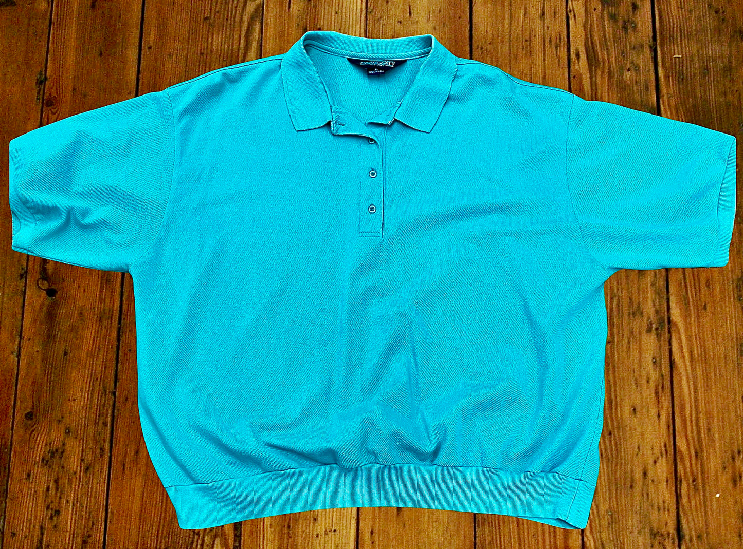 Land’s Cropped-Fit Women’s Short-Sleeve Polo Shirt [1990s, large]