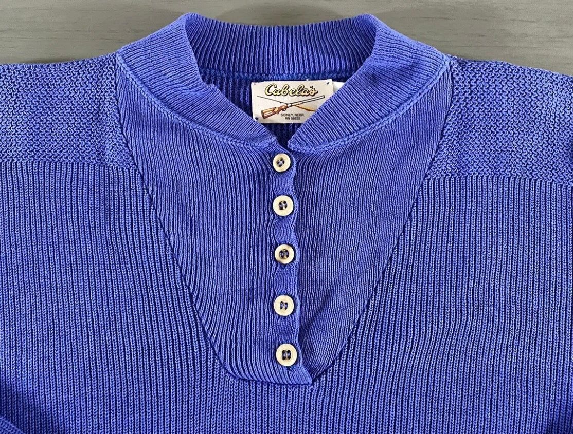 Cabela’s Military-Style Sweater [1970s/80s, small]