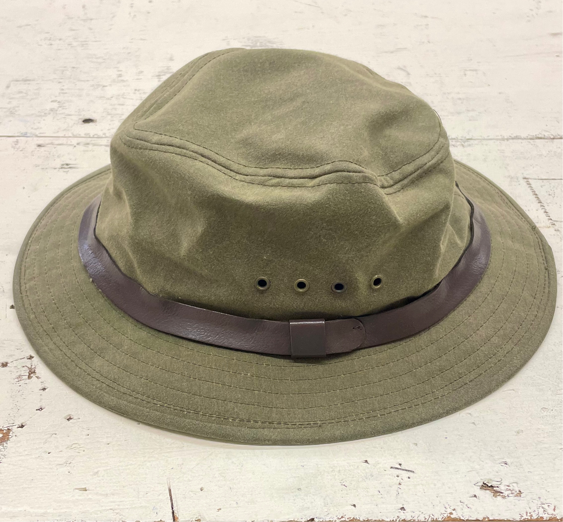 Filson top waxed hat