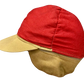 Brown-Red Convertible Hunting Cap with Ear Flaps [1960s, extra small]