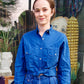 royal blue vintage twill shirt from Woolrich Woman