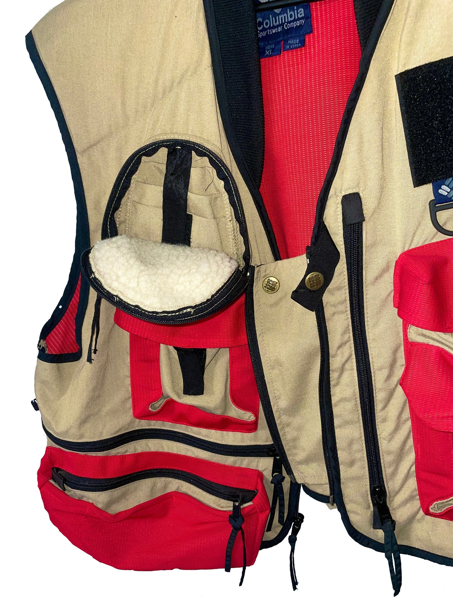 Columbia Premium Fly Fishing Vest in Rare Colorway [1980s, large]