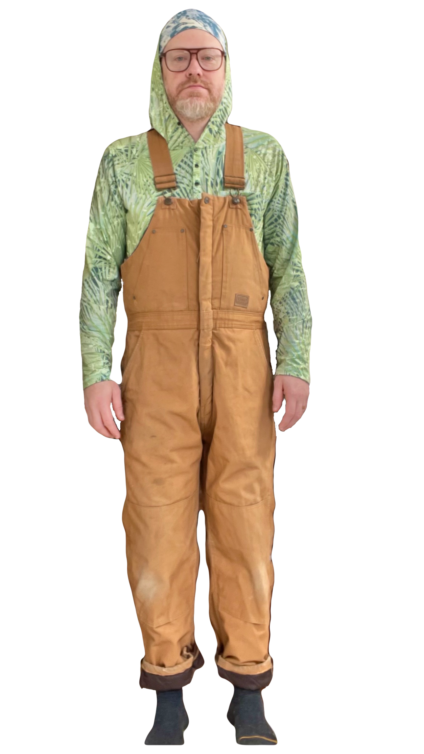 Schmidt Distressed Insulated Duck Overalls [vintage, large]