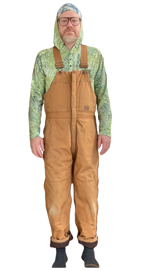 Schmidt Distressed Insulated Duck Overalls [vintage, large]