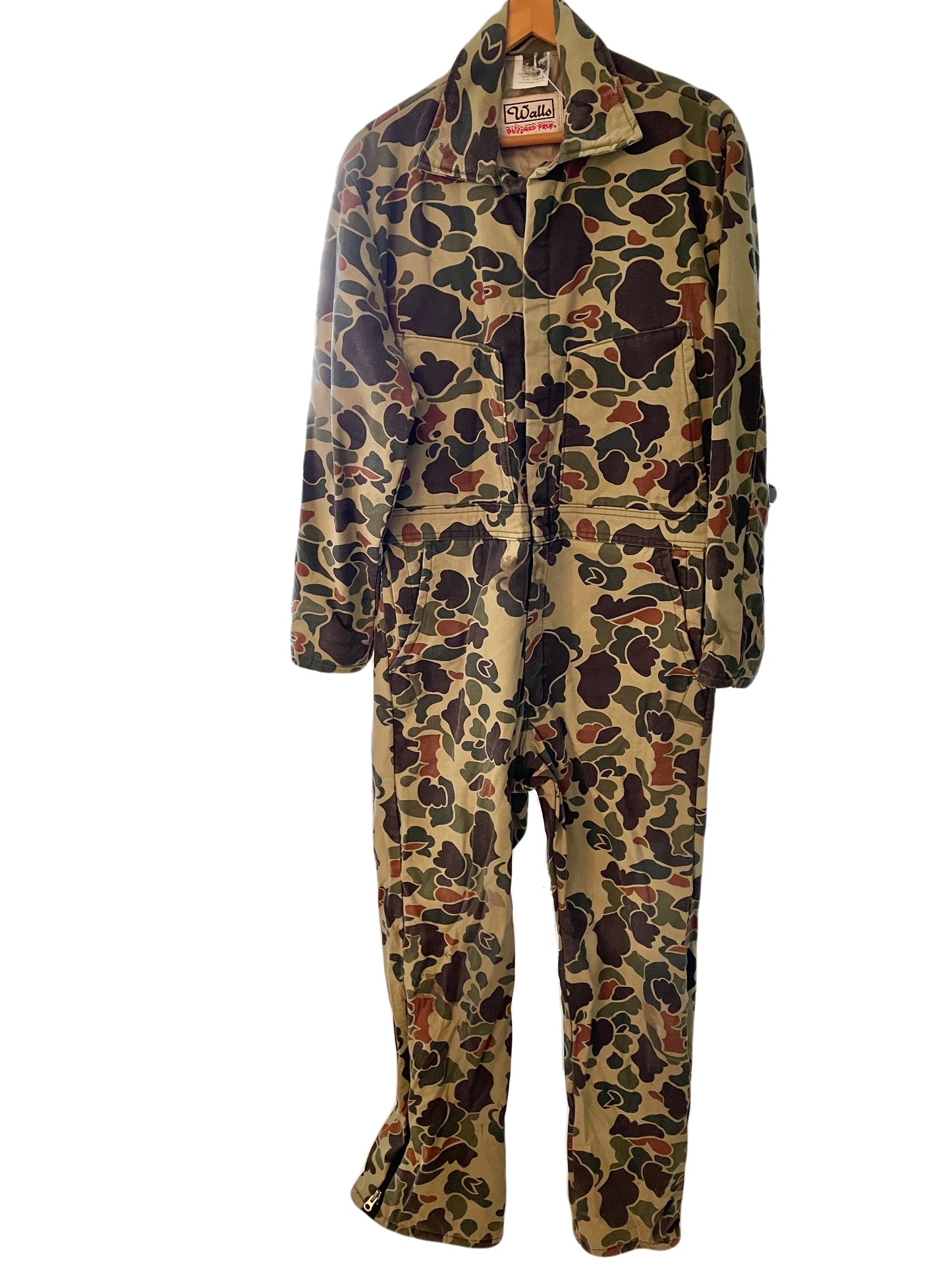 Walls Blizzard-Pruf Insulated Camo Coveralls [vintage, medium]